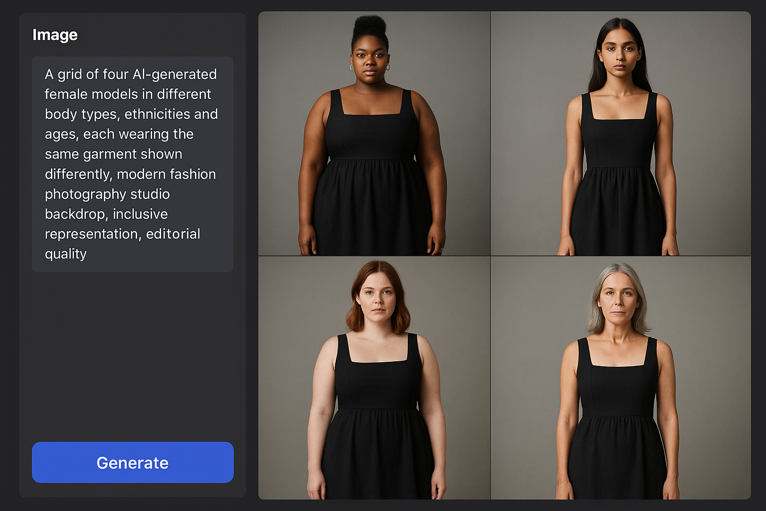 Fast 30-second on-model image generation